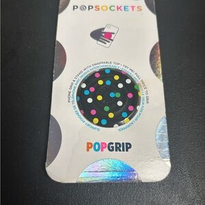 PopSocket Black PopGrip Cover with Fun Design
